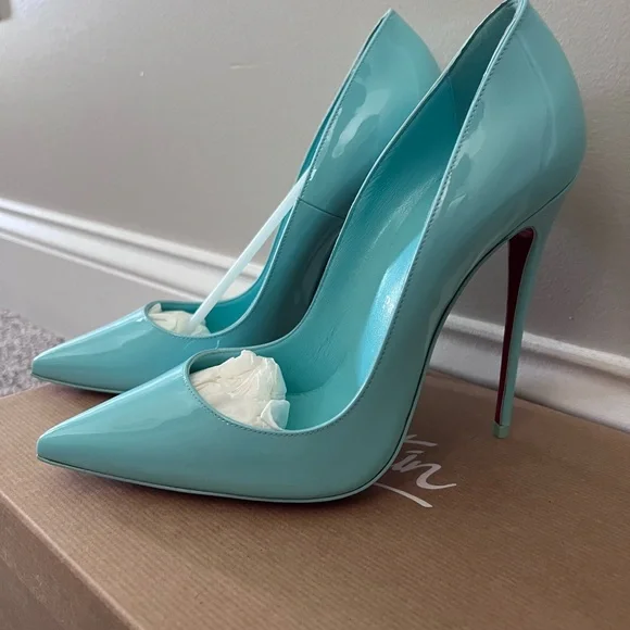 Christian Louboutin Blue High Heel Pumps